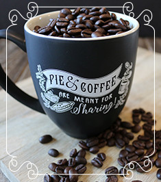 Polly's Coffee Mug - Black
